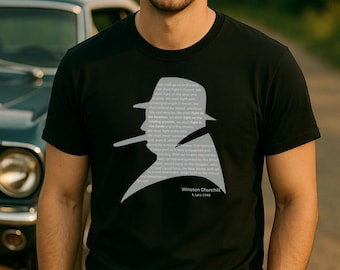 Winston Churchill Speech T-Shirt: Geschichtsträchtiges T-Shirt