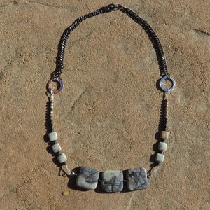 N-94  Picasso Jasper Necklace