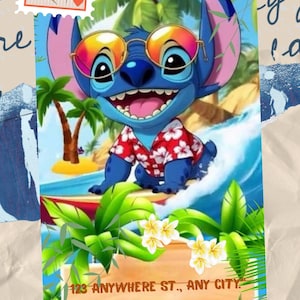 Animated Alien Birthday Invitation: Editable Canva Video Invite (Digital Download)