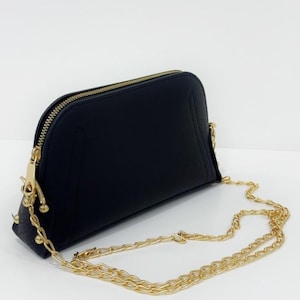 Kreuz Goldkette Accessoire Hand und Umhängetasche