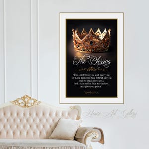 The Blessing Wall Art Print, Digital Download, Christian Wall Art, Christian Home Decor, Bible Verse, Scripture Art, The Lord Bless You