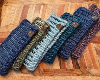 Bandeau épais tricoté à la main | Cache-oreilles d'hiver confortable
