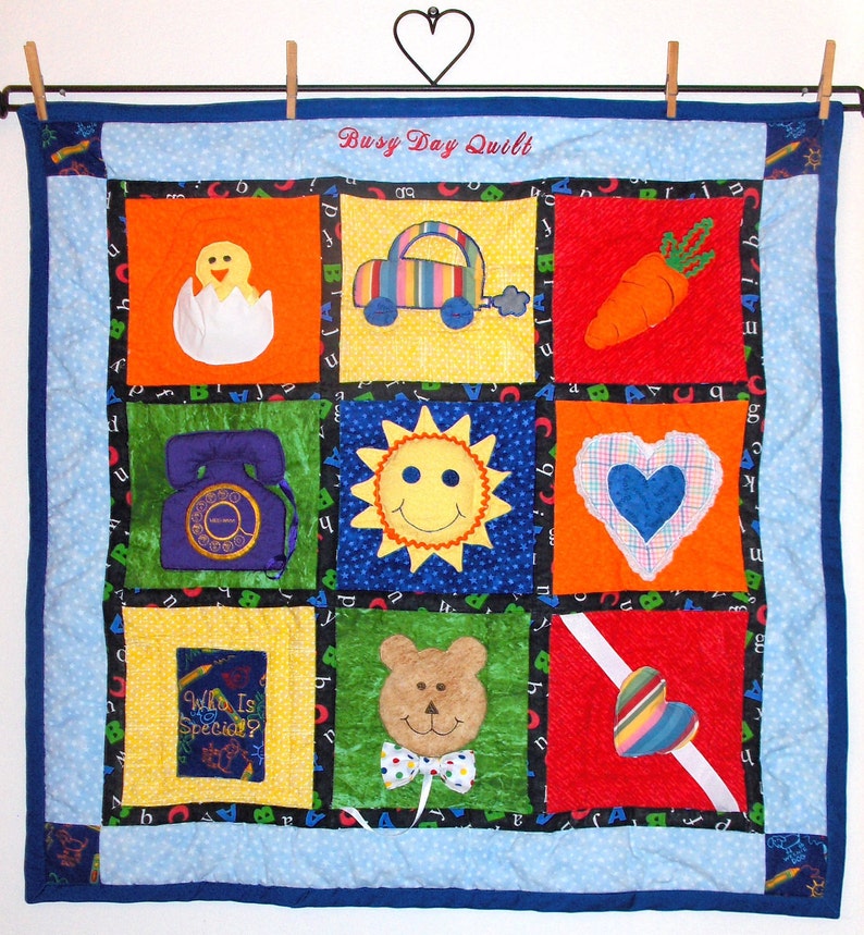 Busy Day Quilt for Toddlers and Infants