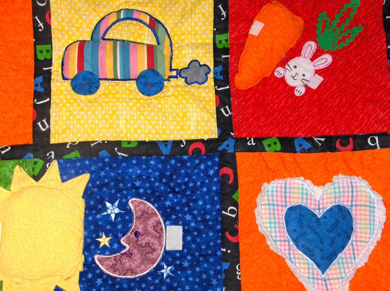 Busy Day Quilt for Toddlers and Infants