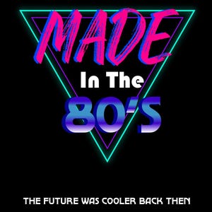 Póster de neón retro de los 80: arte mural con estética vaporwave, imprimible y descarga digital, decoración inspirada en los 80