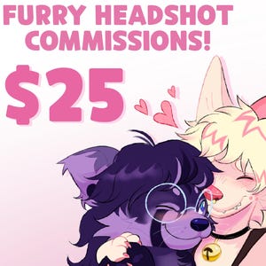 Furry Headshot/Bust Commissions