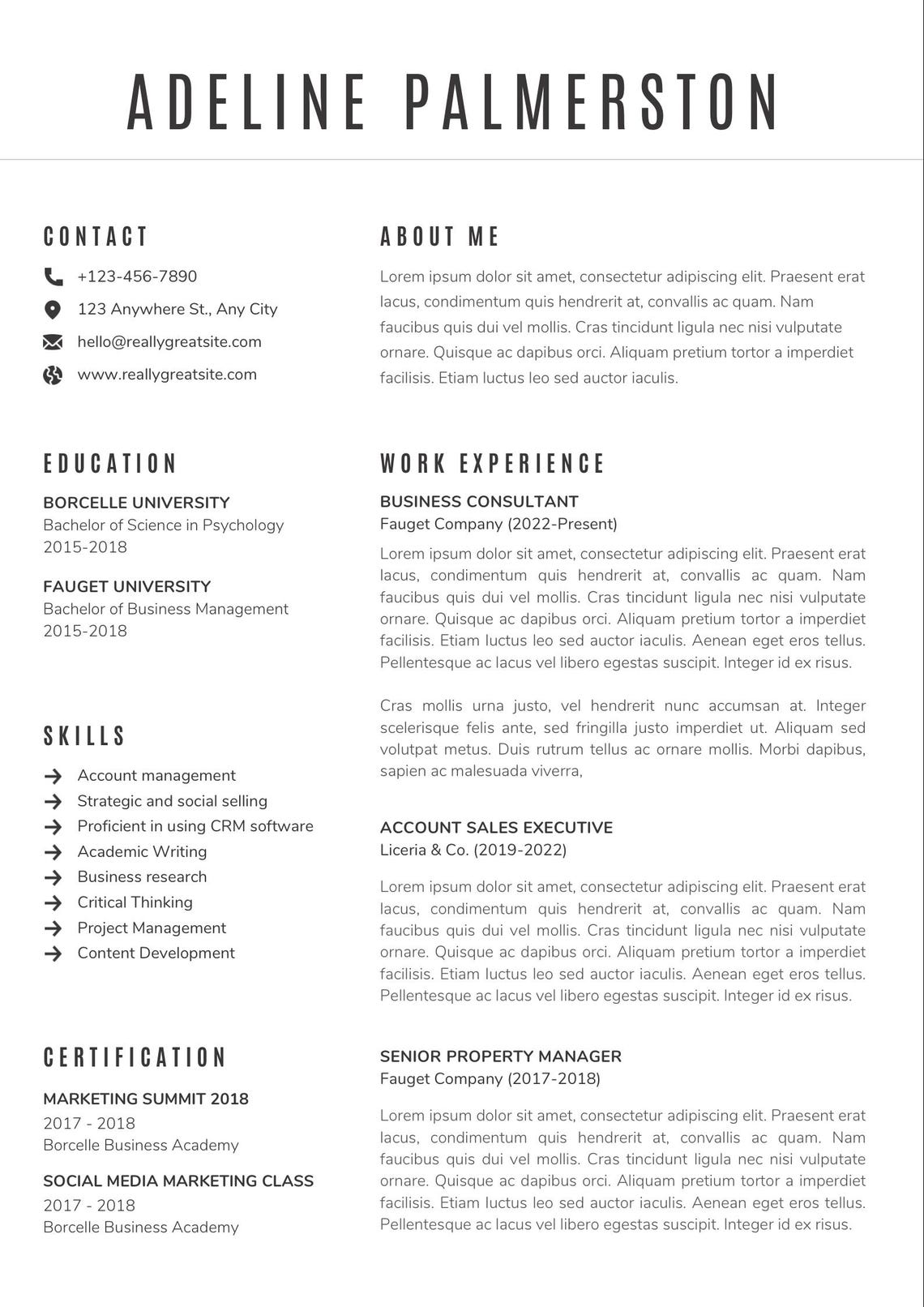 Modern CV Resume Template Canva - Il 1140xN.6926176746 Jor7