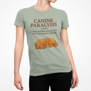 Dog Lovers Unisex T-Shirt: Canine Paralysis Design, Pet Owner Gift, Cute Animal Shirt, Funny Dog Tea, Gift for Dog Parents