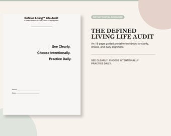 Defined Living™ Life Audit Workbook