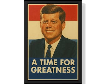 JFK選挙ポスター、ジョン・F・ケネディ大統領ポスター、ケネディ選挙