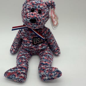 USA el Oso - TY Beanie Baby - 2000 - Menta