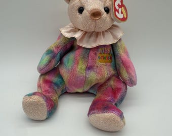 Outubro, o Urso de Aniversário - TY Beanie Baby - 2001 - Aposentado