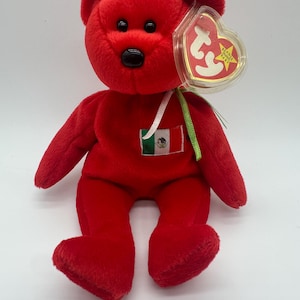 Osito the Mexican Bear - TY Beanie Baby - 1999 - Rare - PE Pellets -Tag Errors