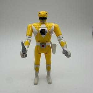 Mighty Morphin Power Rangers Auto Morphin Yellow Ranger - 1993