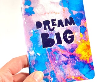 Dream Big Pocket Notebook, Gift for Kid, Dreamers Gift, Graduation Teen Gift, Tween Daughter Gift, Coworker Gift, for them, Dream journal