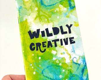 Wildly Creative Pocket Notebook, Gift for artist, gift for designer, Creative gift for tween, gift for teenager, fun sketchbook for artists