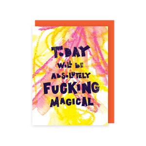 Inspirierende Kunst, schwören Scheiß Kunst, lustige Liebeskunst, freches Geschenk Frau Badass Tochter Geschenk Inspiration, Freundgeschenk, ermächtigendes Kunstmädchen