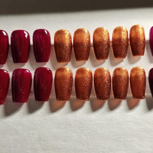Short Coffin Press-on Nails