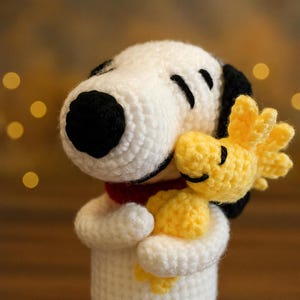 Snoopy Crochet Pattern PDF: Peanuts Inspired Amigurumi Plush Toy (Digital Download