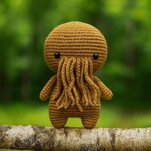 Baby Cthulhu Crochet Pattern PDF | Cute Mythical Amigurumi Monster | DIY Plush Toy | Easy Beginner Crochet | Digital Download