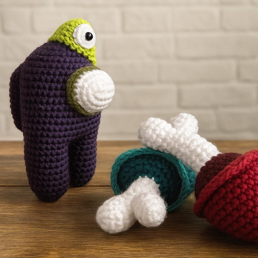 Llavero Among Us Tejidos A Crochet Precio Amigurumis Among Us De