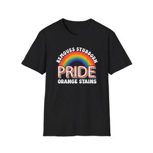 Pride Rainbow T-Shirt, Unisex Softstyle Tee, LGBTQ+ Apparel, Gift for Pride Month, Casual Style, Statement Shirt