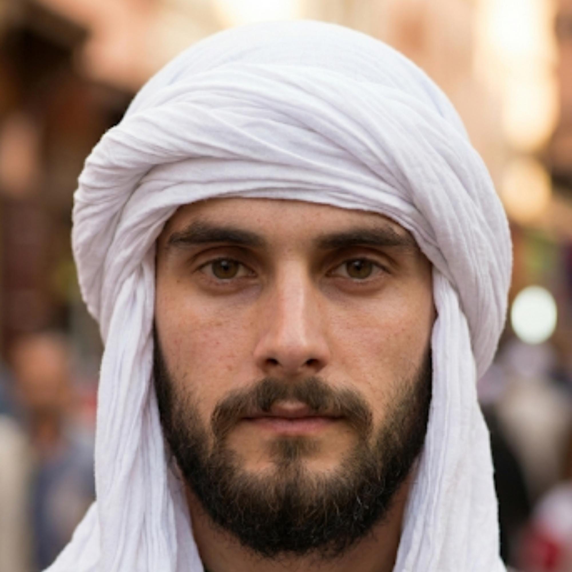 Authentic Tuareg Scarf - Berber Tagelmust Turban, Nomad Desert Headwrap ...