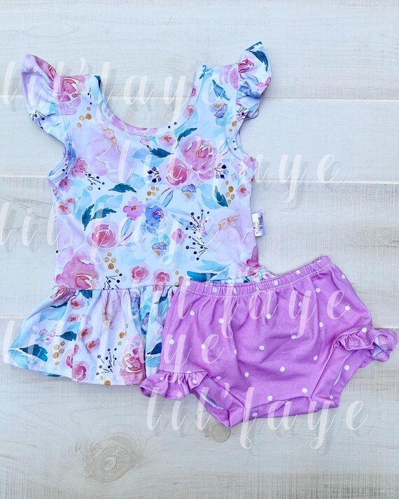 Floral Peplum Top Baby Peplum Shirt Toddler Peplum Shirt Etsy