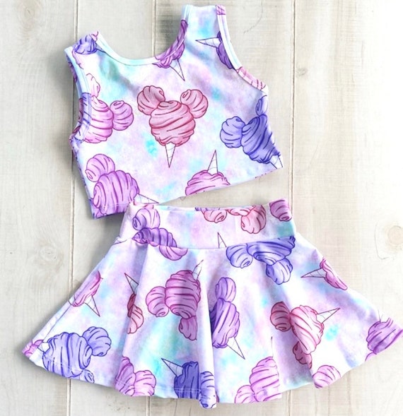PINK CROP T-SHIRT IN COTTON, CHILD PINK CROP T-SHIRT IN COTTON, CHILD