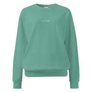 Let&#39;s Walk Unisex garment-dyed sweatshirt