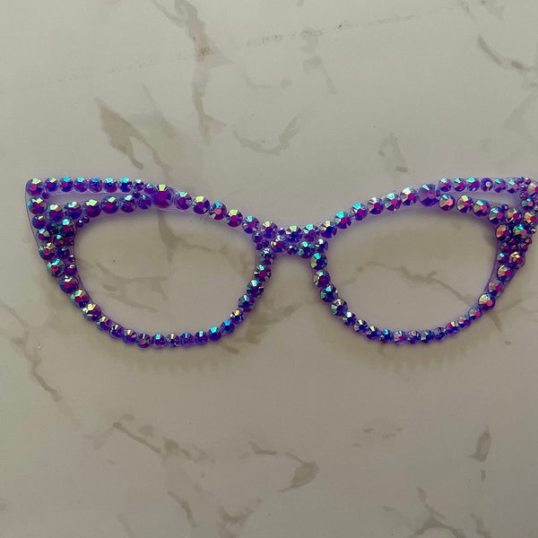 Custom Rhinestone Magnetic Glasses Toppers for Pair Eyewear Glasses Frames