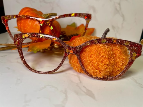 Fall Leaves Autumn Thanksgiving Glitter Magnetic Topper for 