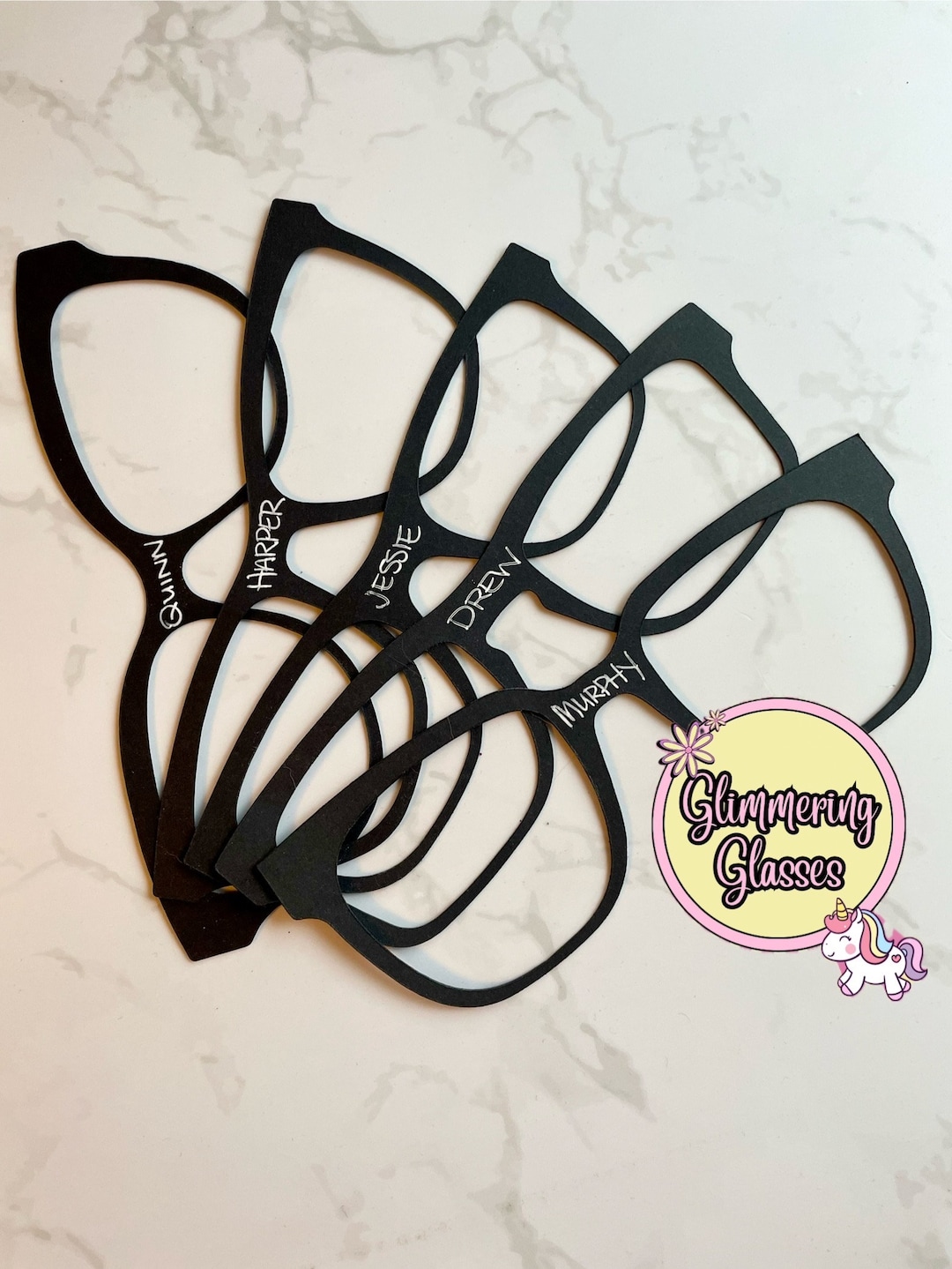 Glasses 5 NEW WIDE Frame Try on Kit for Pair Eyewear Etsy