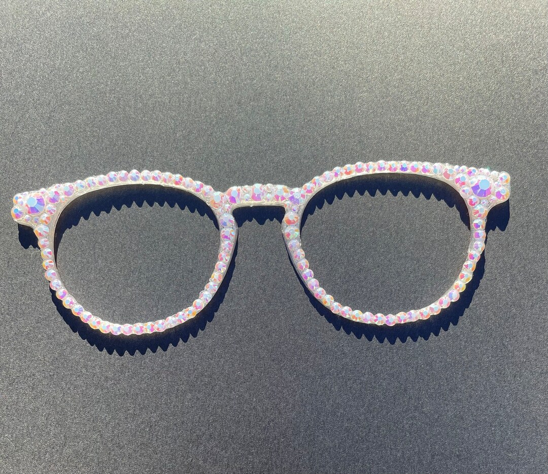 Custom Rhinestone Glasses Toppers for Pair Eyewear Etsy