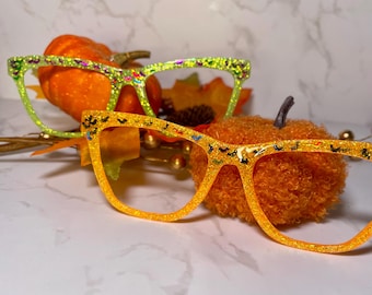 Frickin’ Bats Halloween Spooky Glitter Magnetic Topper for Pair Eyewear Glasses Frames