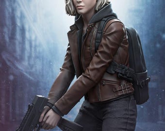 Grace Ashcroft Figure | Hand-Painted Resin Statue | Resident Evil Collectible