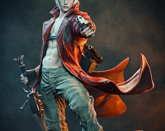 Dante DMC3 Figure | Hand-Painted Resin Statue | Devil May Cry Collectible