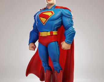 DCU Superman Figure | New Superman Resin Statue | Hand-Painted DC Collectible