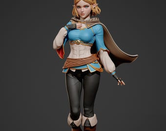 Princess Zelda Tears of the Kingdom Resin Statue | 1/6 & 1/8 Scale | Hand-Painted | Highly Detailed Collectible