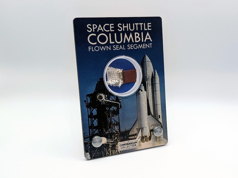 Space Shuttle Columbia Flown Seal Segment in Museum-quality Wood ...