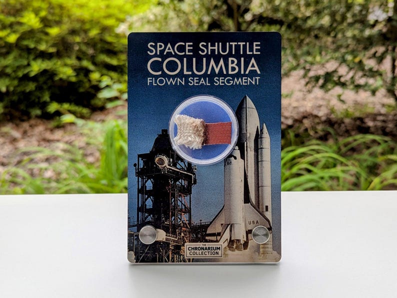 Space Shuttle Columbia Flown Seal Segment in Museum-quality Wood ...