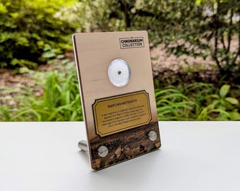 Martian Lava Meteorite With Museum Quality Display