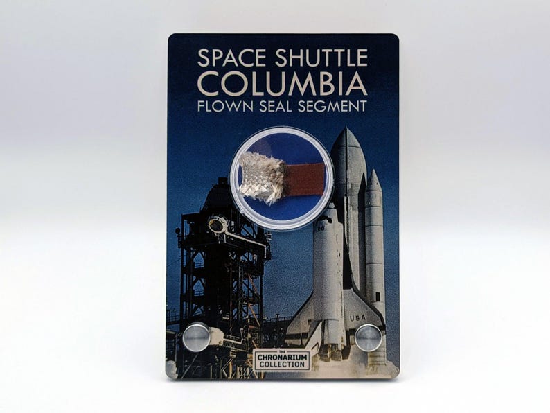 Space Shuttle Columbia Flown Seal Segment in Museum-quality Wood ...