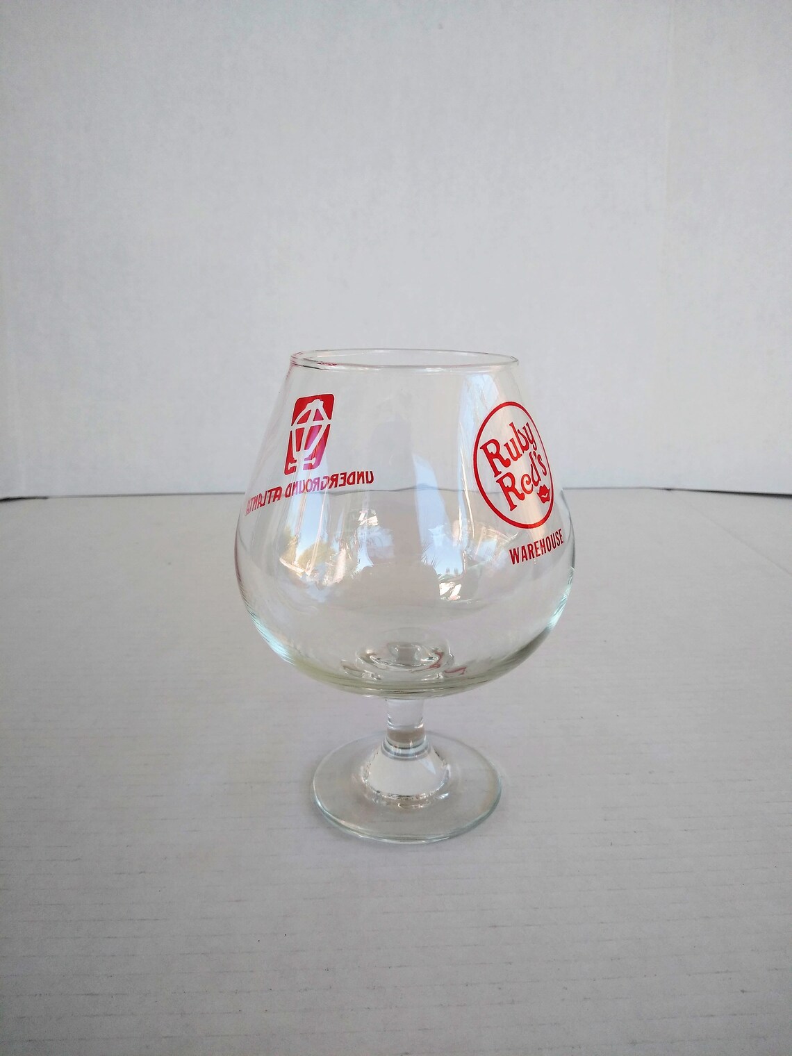 Large Brandy Snifter Ruby Red's Underground Atlanta Etsy