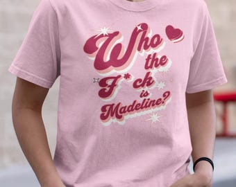 Lily Allen Who The F is Madeline West End Girl Tshirt, Concert tee, Black Retro design