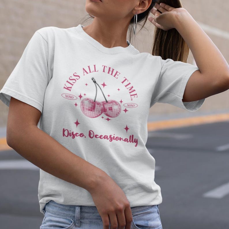 HS4 tee tshirt, HS merch, Kiss all the time/Disco, occasionally, together Concert t-shirt image 2