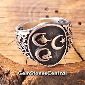Beautiful Mens Silver Ring Unique Design 925 Sterling Silver Ring For Men