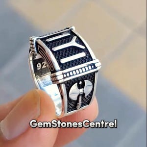 Beautiful Silver Ring For Men Sterling Silver 925 Unique Design Ring Gift For Men