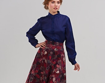 Women Skirt,  A Line Skirt, Full Skirt, Pleated Skirt, Circle Skirt, 1950&#39;s Skirt, Vintage Style Skirt, Retro Skirt, Midi Cocktail Skirt