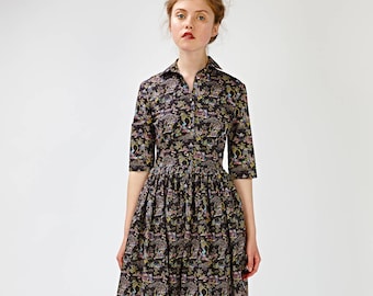 Liberty of London shirt dress - Vintage style dresses for women